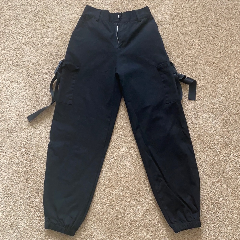 Shein Cargo Buckle Pants